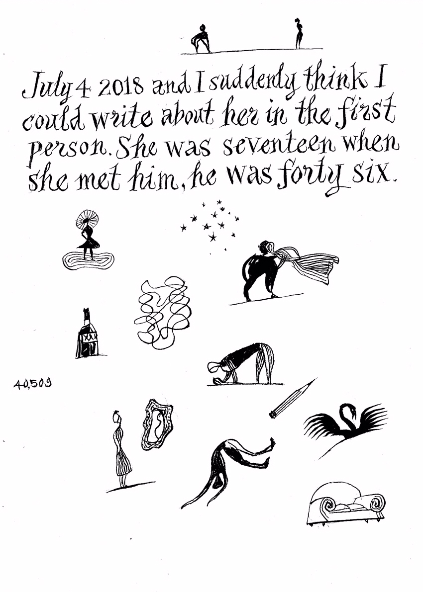 woman who first page